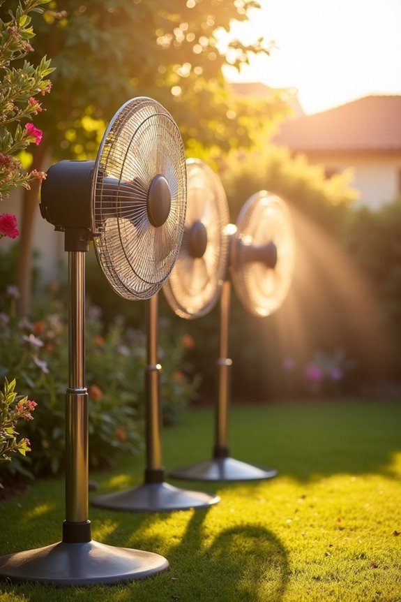 fans deter adult mosquitoes with airflow