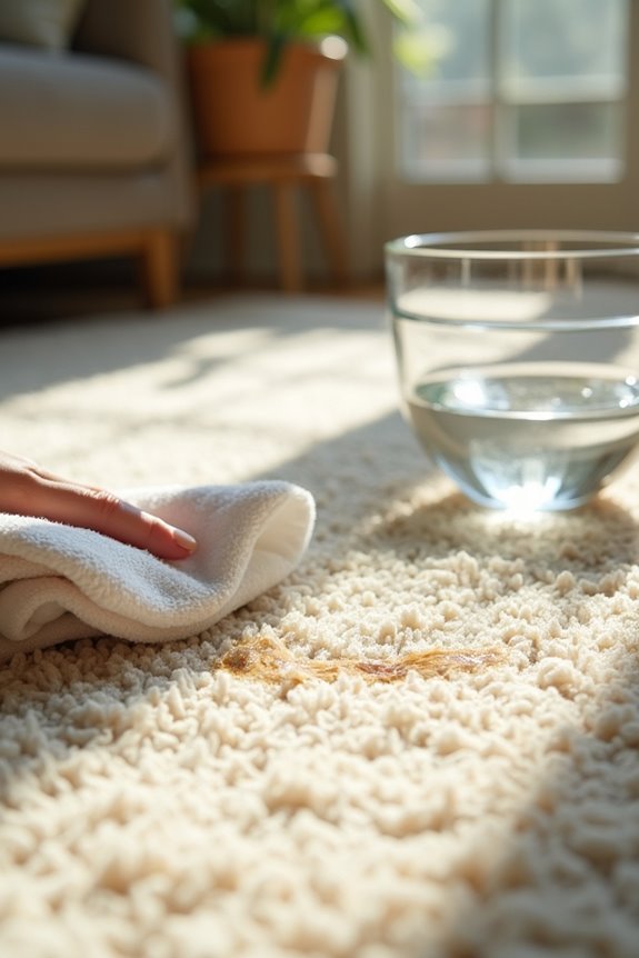 fresh spill dried polish removal steps