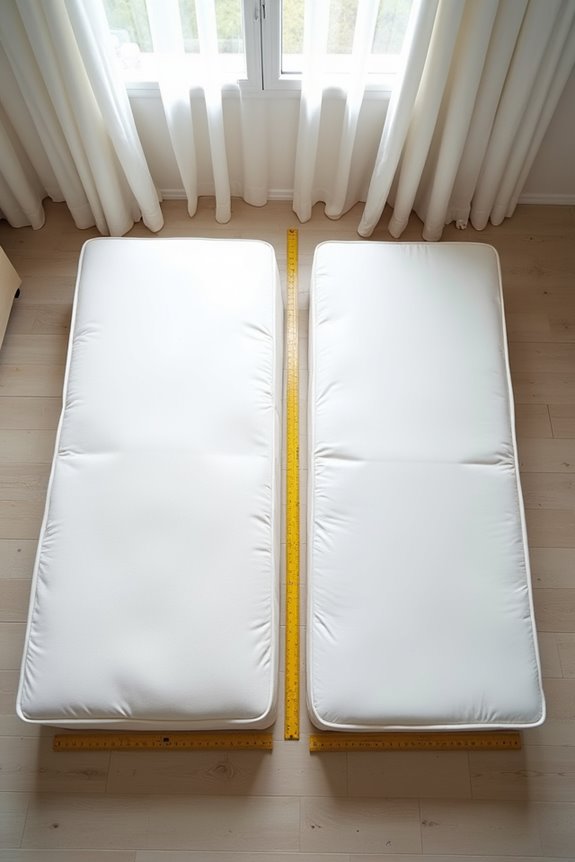 full vs queen sleep space comparison