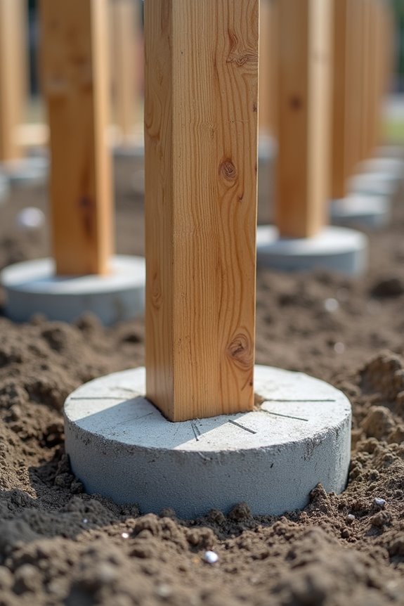 hole diameter and depth minus post displacement