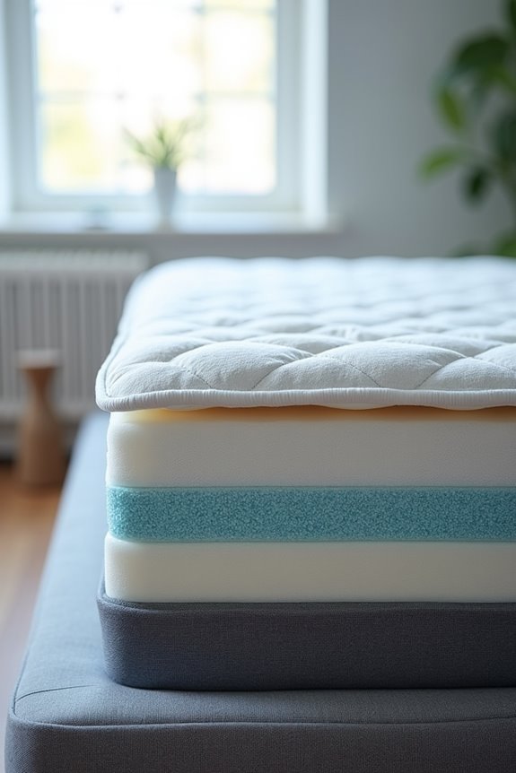 hybrid mattress foam layers individually wrapped coils