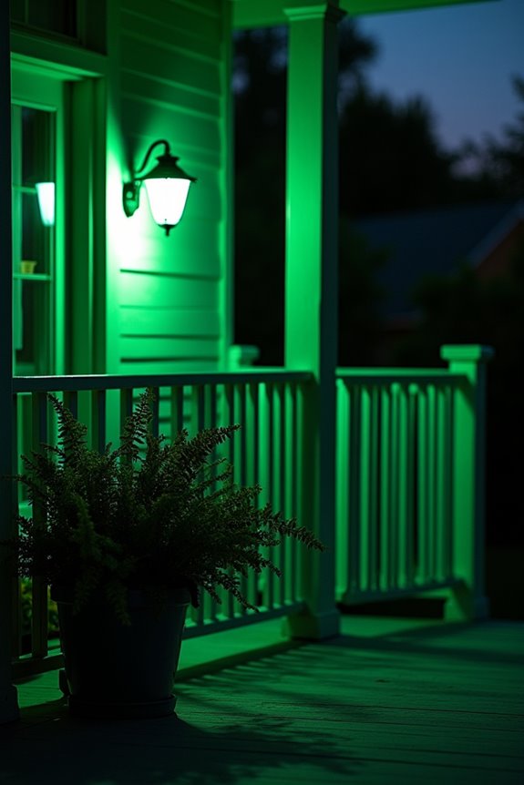 led durable bright green light