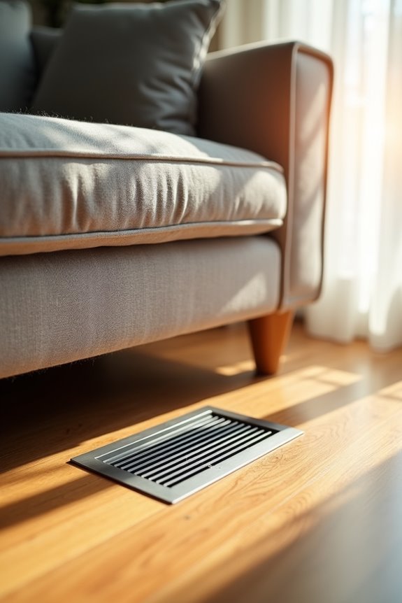 move furniture away from vents