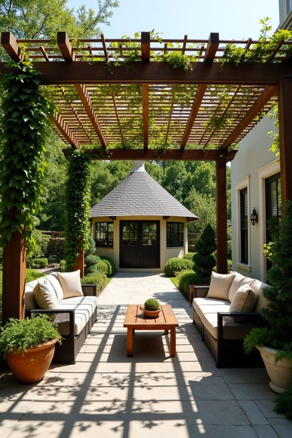 pergolas shade openness options