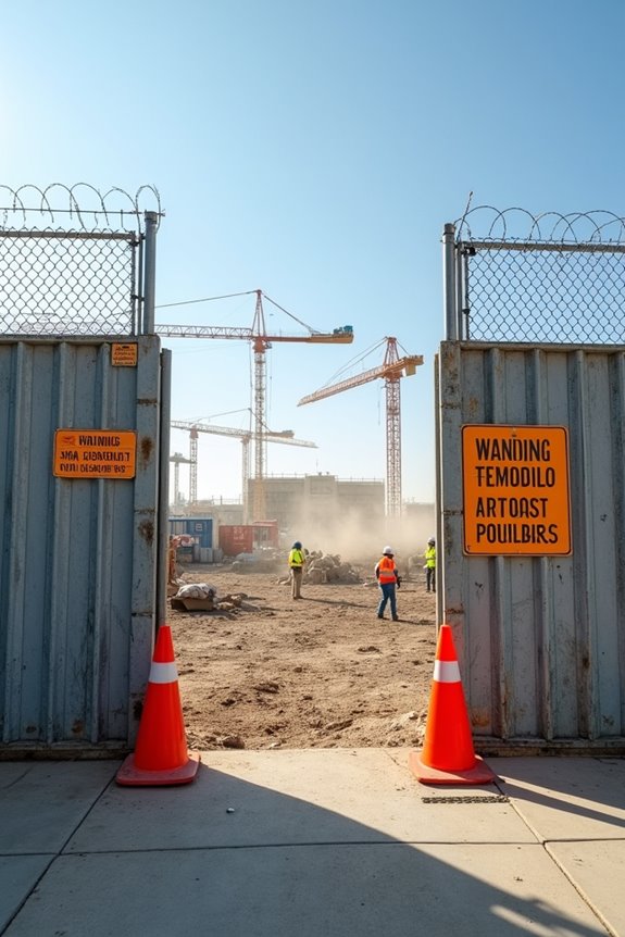 perimeter fencing ensures safety and control