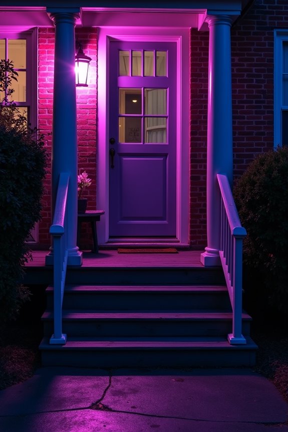 porch light color symbolism awareness