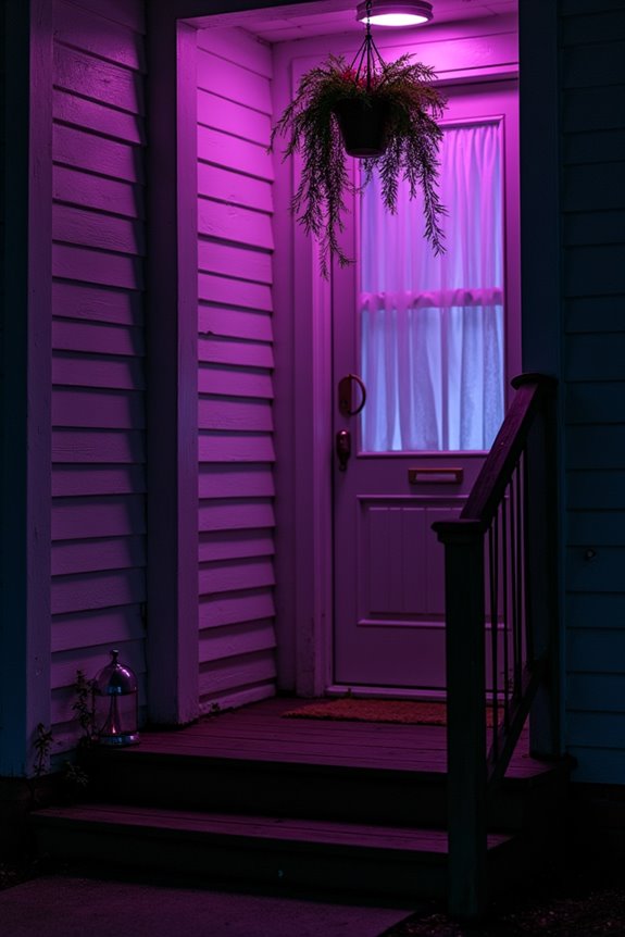 porch light colors communicate messages
