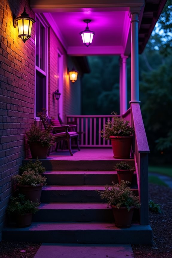 porch lights express awareness messages