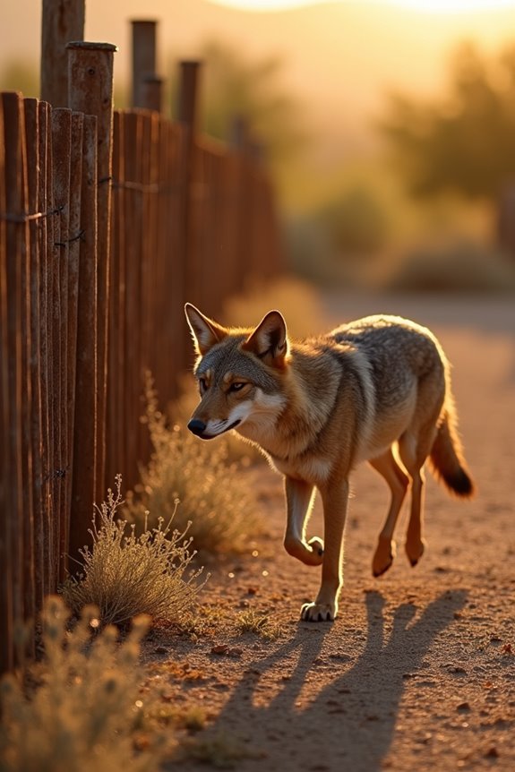 six to eight foot dig proof fence