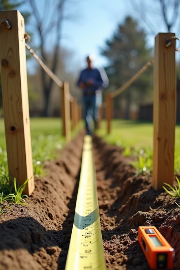 stake line mark post locations