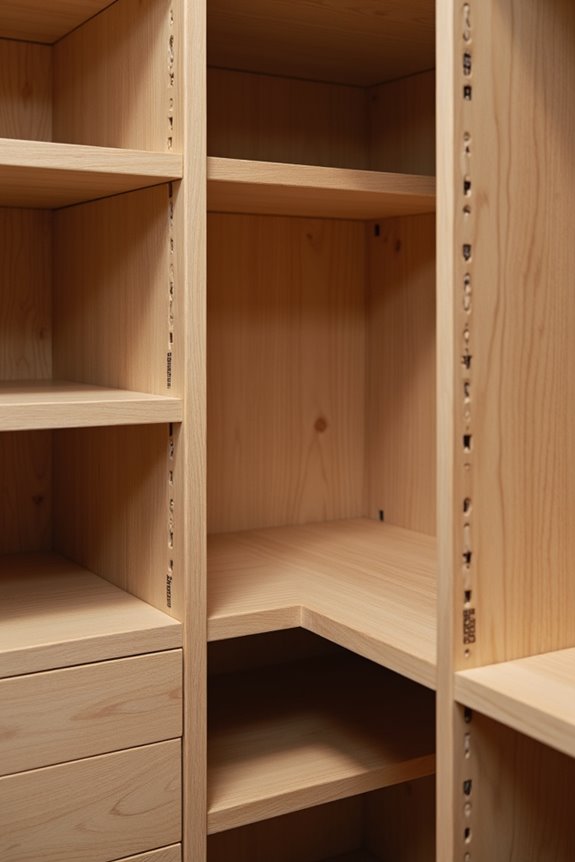 standard shelf depth guidelines