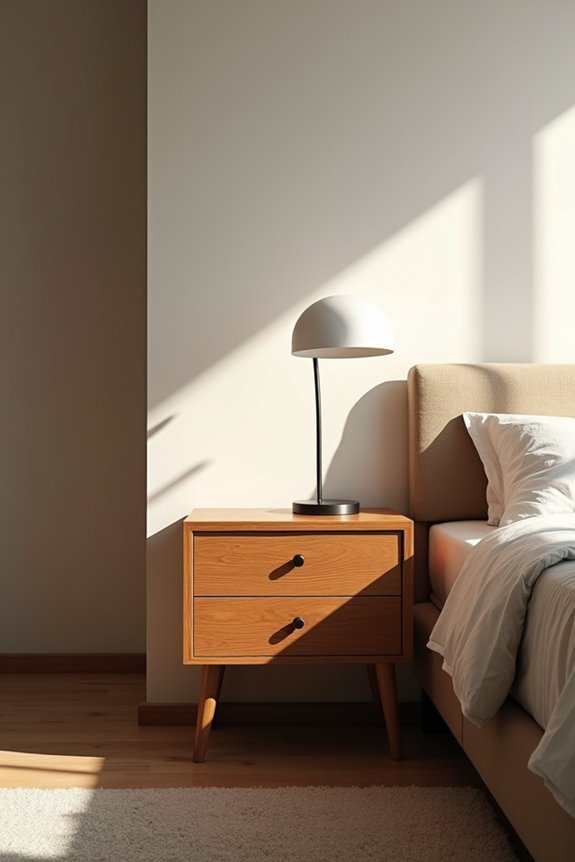 typical nightstand dimensions by style