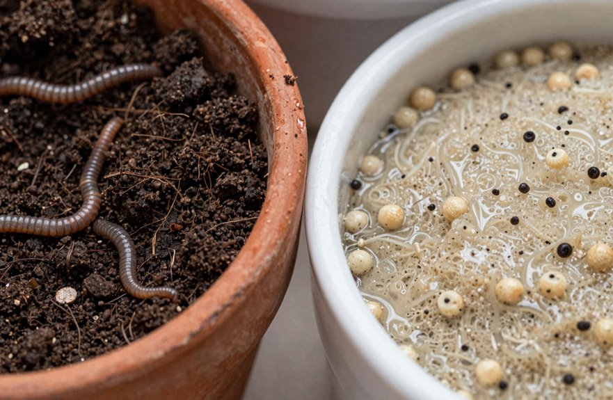 garden soil vs potting mix nutrients