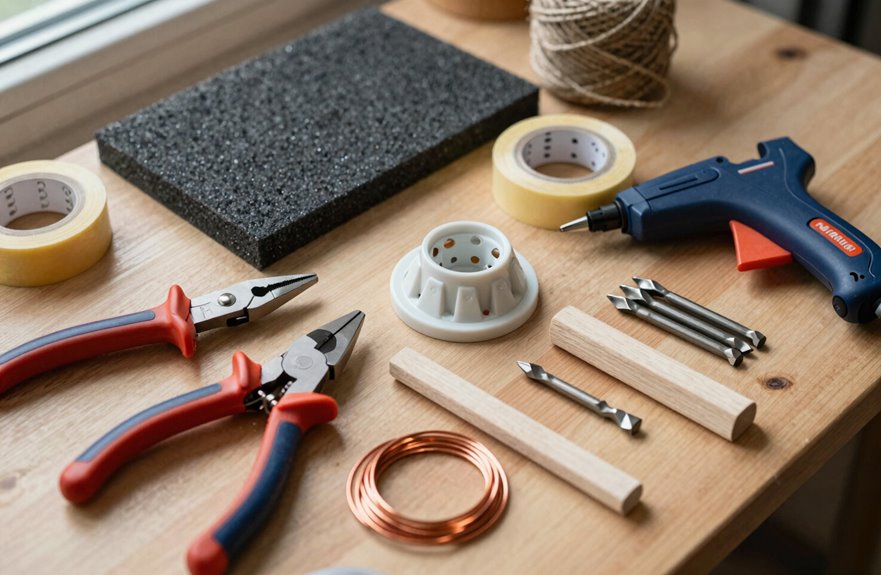 gather materials tools affordable project