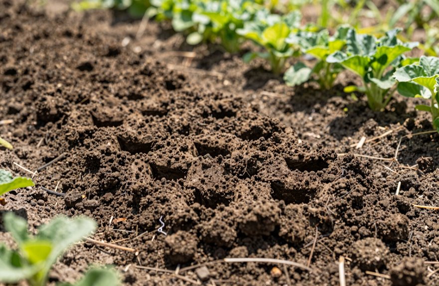 gently aerate 2 4 compost mulch