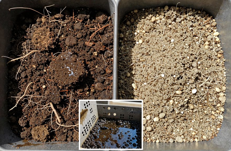 packed soil poor drainage root rot