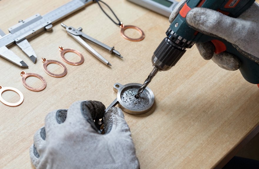 precise center hole drilling guidance