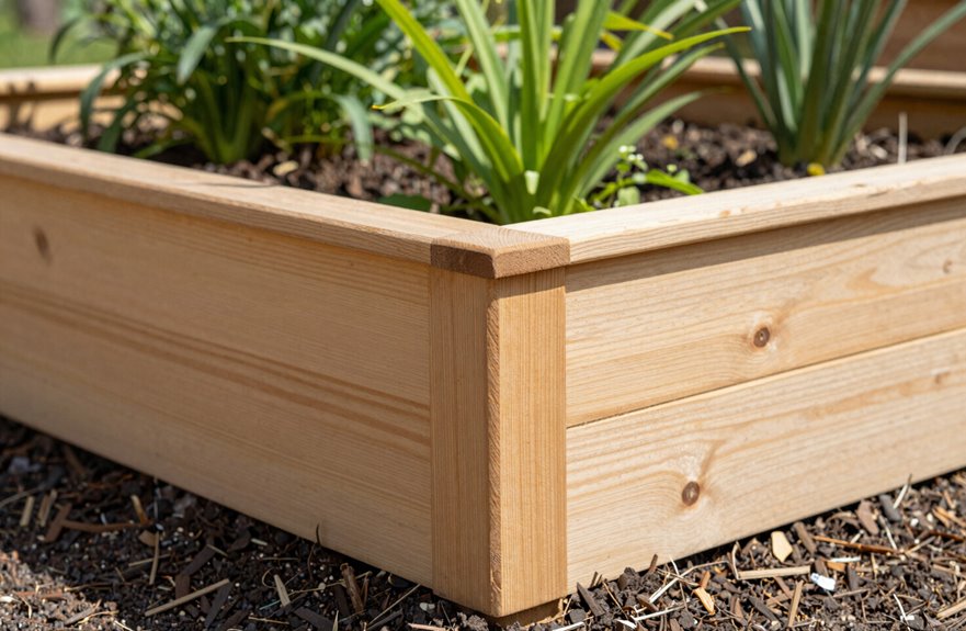 raised beds at 10 inches