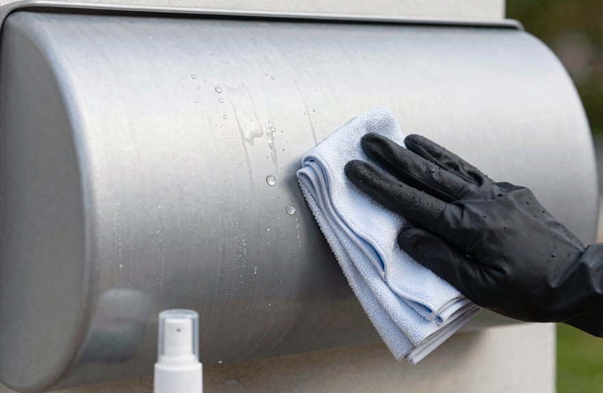spray cloth wipe shine
