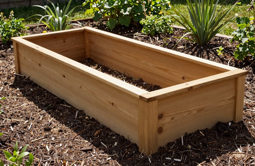standard raised bed dimensions 4x6 8x12 18