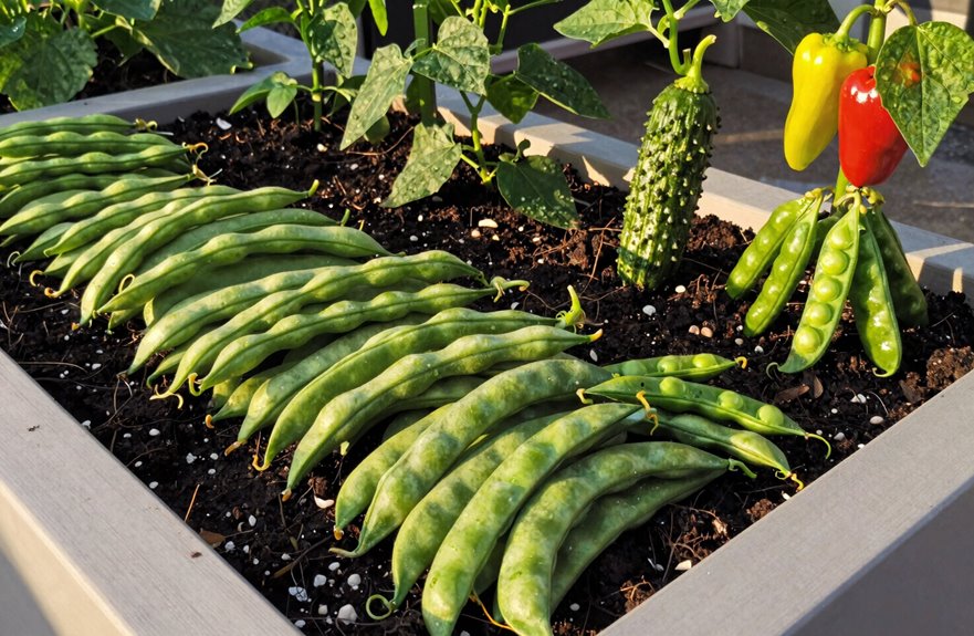 succession bush beans thrive compactly