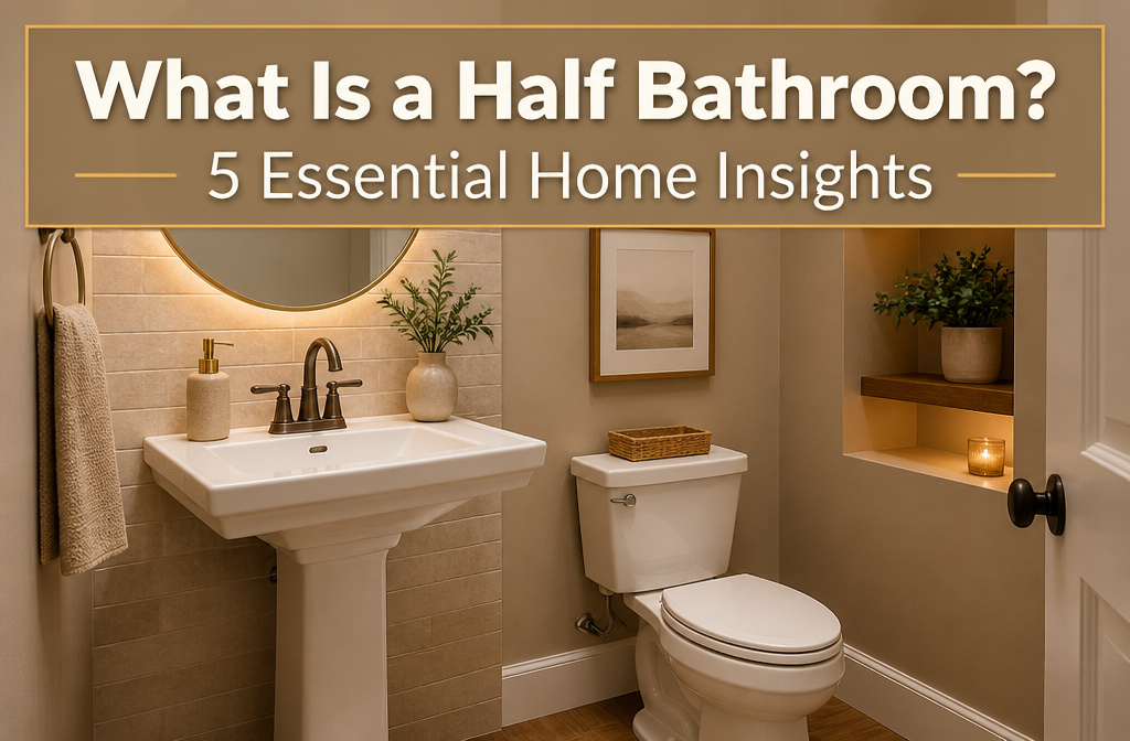 Half bathroom with a wall-mounted sink, toilet, and potted plant.