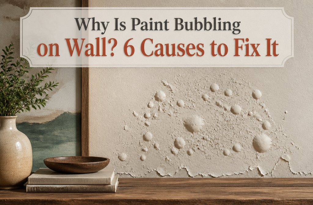 Why Is Paint Bubbling on Wall? 6 Causes to Fix It (2026)