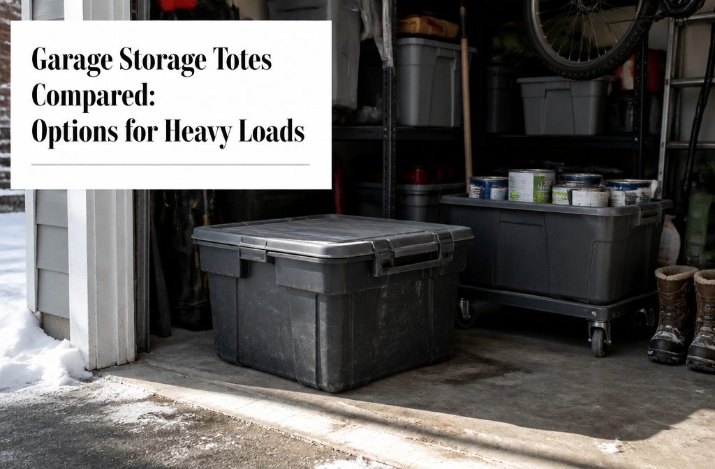 Garage Storage Totes Compared: 7 Options for Heavy Loads